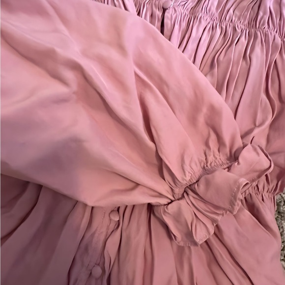 NWOT Daisy Lane Pink Ruffled Blouse - Picture 2 of 2